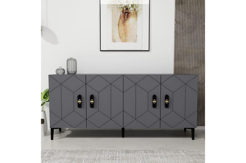 Kaysie Konsolbord 150 cm - Antracit - Møbler - Borde - Aflastningsbord - Entrébord