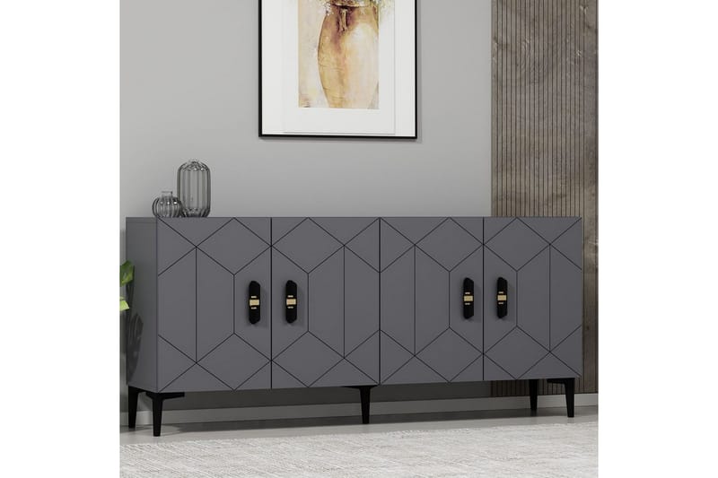 Kaysie Konsolbord 150 cm - Antracit - Møbler - Borde - Aflastningsbord - Entrébord