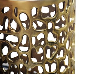 Kelilo sidebord 30 cm - hvid og guld - Møbler - Borde - Aflastningsbord - Lampebord