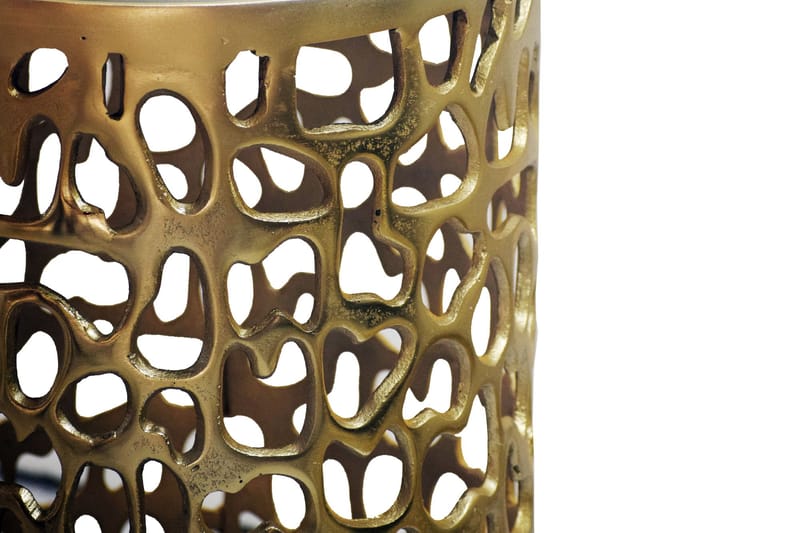 Kelilo sidebord 30 cm - hvid og guld - Møbler - Borde - Aflastningsbord - Lampebord