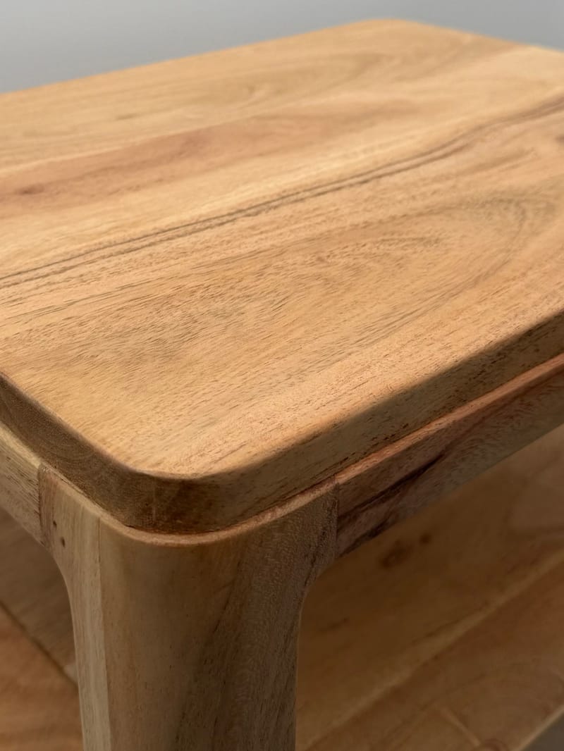 Kelira natbord 45 cm - Varm lysebrun - Møbler - Borde - Aflastningsbord - Sengebord
