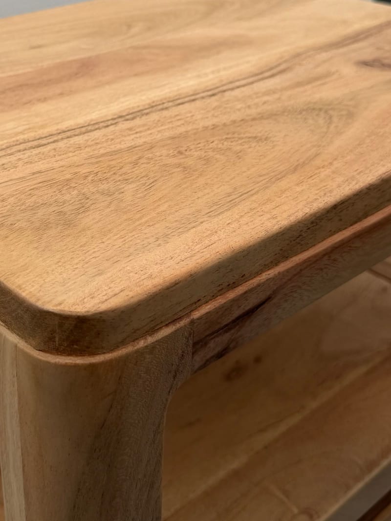 Kelova natbord 40 cm - Varm lysebrun - Møbler - Borde - Aflastningsbord - Sengebord