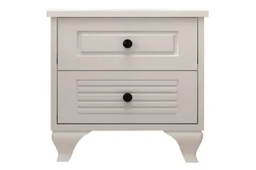 Klyros Natbord 45 cm - Mat Hvid - Møbler - Borde - Aflastningsbord - Sengebord