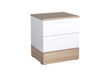 KMD Natbord 45 cm - Eg/Hvid - Møbler - Borde - Aflastningsbord - Sengebord