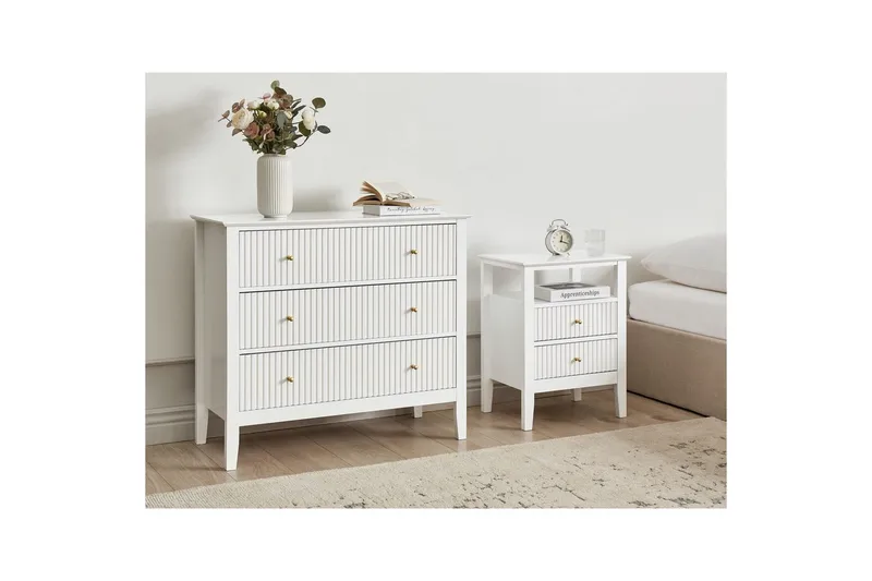 Kommode Assisi med 3 skuffer - Opbevaring - Opbevaringsmøbler - Kommode - Entrékommode