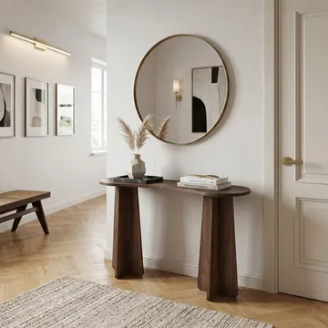 Kommode Homitis Zen (120 x 75 x 35 cm) Valnød - Valnød - Møbler - Borde - Aflastningsbord - Lampebord