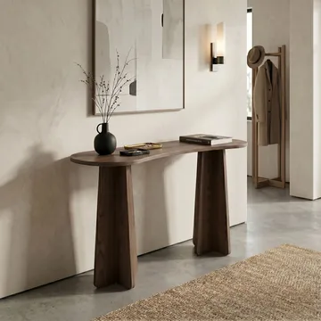 Kommode Homitis Zen (120 x 75 x 35 cm) Valnød - Valnød - Møbler - Borde - Aflastningsbord - Lampebord