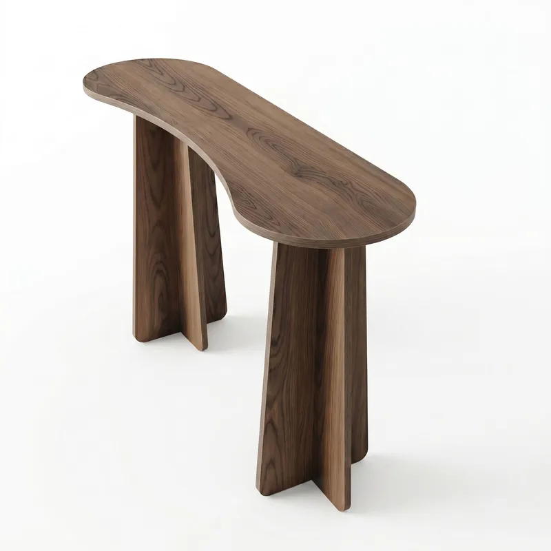 Kommode Homitis Zen (120 x 75 x 35 cm) Valnød - Valnød - Møbler - Borde - Aflastningsbord - Lampebord