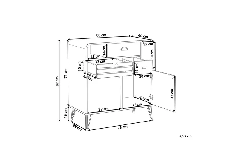 Kommode Kyle - Møbler - Borde - Aflastningsbord - Konsolbord & sidebord