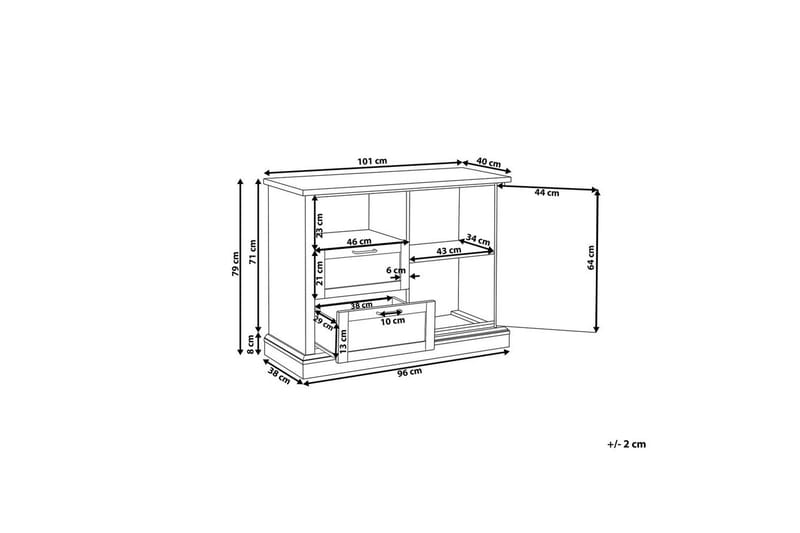 Kommode Toronto - Opbevaring - Opbevaringsmøbler - Skænke & sideboards