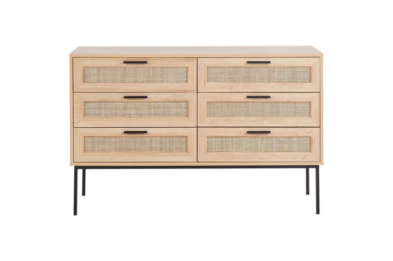 Kommode Pasco med 6 skuffer - Opbevaring - Opbevaringsmøbler - Kommode