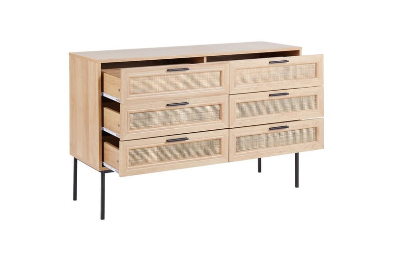 Kommode Pasco med 6 skuffer - Opbevaring - Opbevaringsmøbler - Kommode