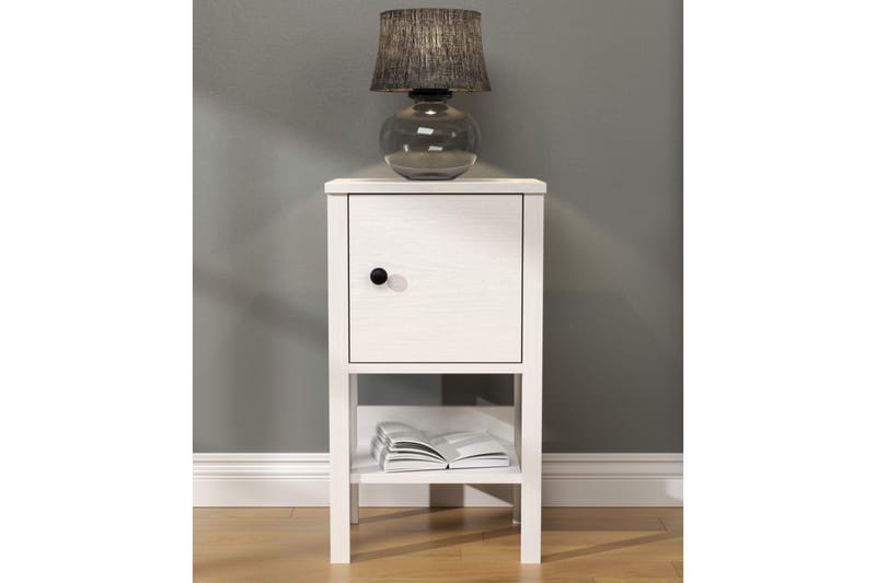 Konrul Natbord 40 cm - Natur/Hvid - Møbler - Borde - Aflastningsbord - Sengebord