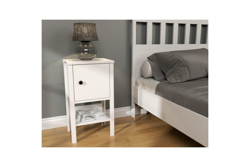 Konrul Natbord 40 cm - Natur/Hvid - Møbler - Borde - Aflastningsbord - Sengebord