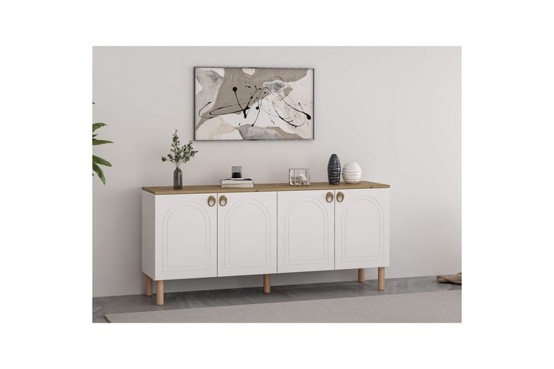 Konsol Bingdi Hvid - Hvid - Møbler - Borde - Aflastningsbord - Entrébord
