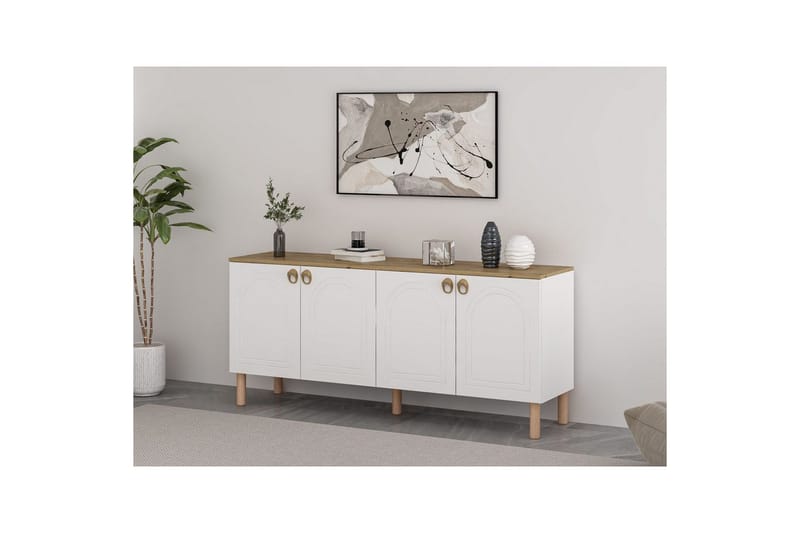 Konsol Bingdi Hvid - Hvid - Møbler - Borde - Aflastningsbord - Entrébord