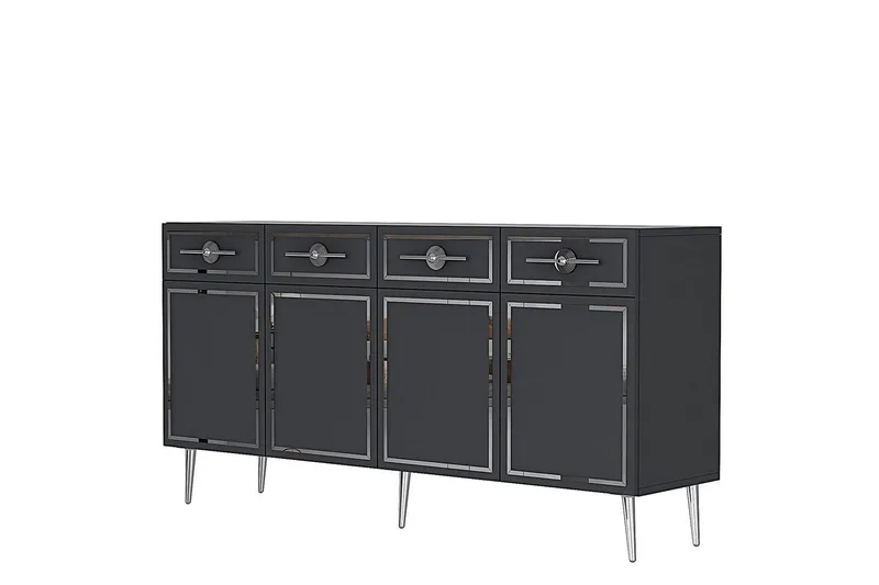 Konsol Colomieuy Antracit / Sølv, Antracit / Sølv