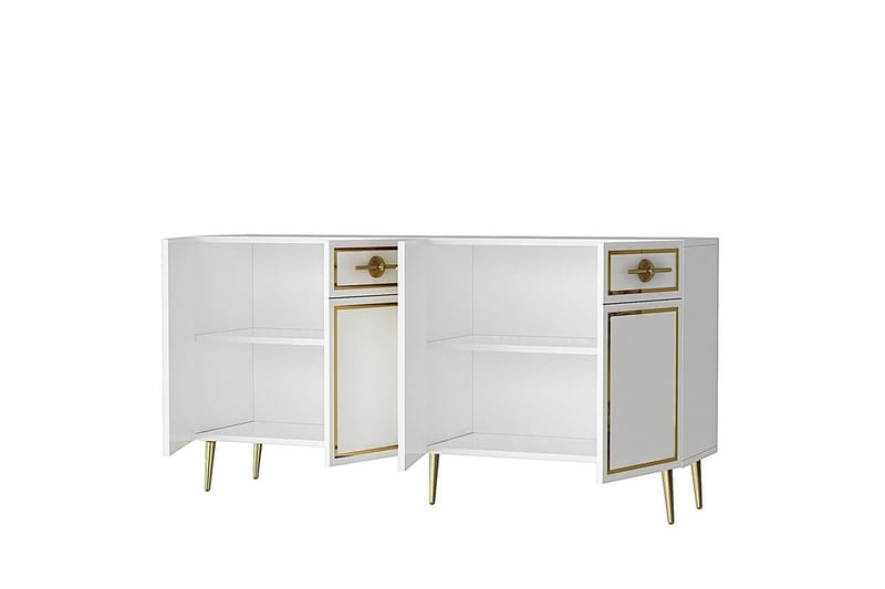 Konsol Colomieuy Hvid / Rany - Hvid / Rany - Møbler - Borde - Aflastningsbord - Entrébord