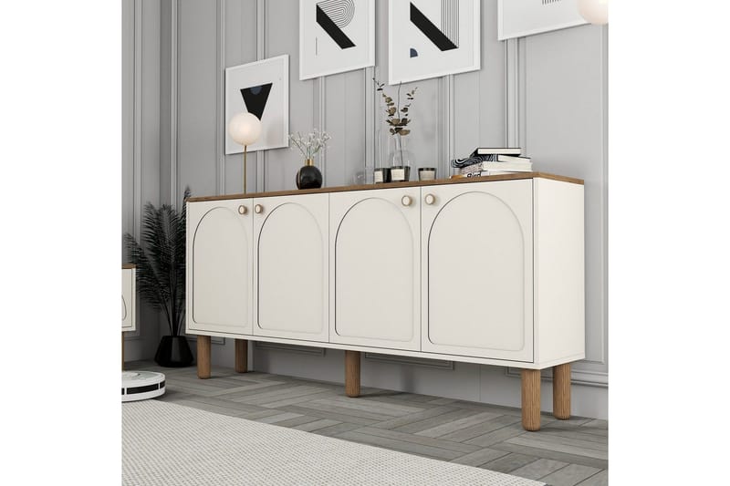 Konsol Creme - Creme - Møbler - Borde - Aflastningsbord - Entrébord