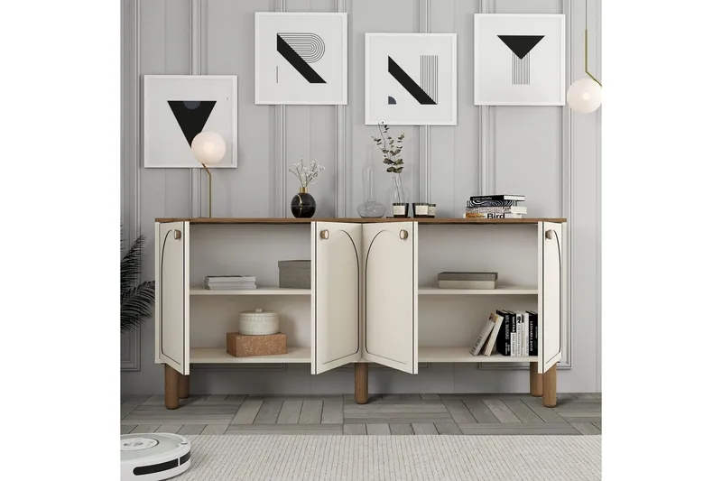 Konsol Creme - Creme - Møbler - Borde - Aflastningsbord - Entrébord