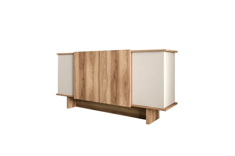 Konsol Diannare Sand / Valnød - Sand / Valnød - Møbler - Borde - Aflastningsbord - Entrébord