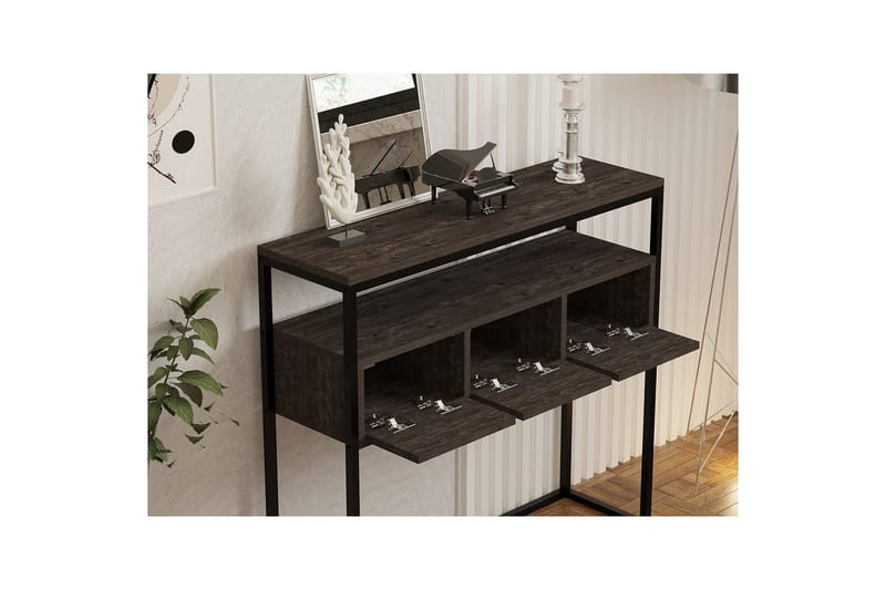 Konsol Ham Antracit - Antracit - Møbler - Borde - Aflastningsbord - Entrébord
