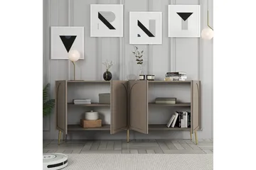 Konsol Hazim Atlas / Rany - Guld/Multifarvet - Møbler - Borde - Aflastningsbord - Entrébord