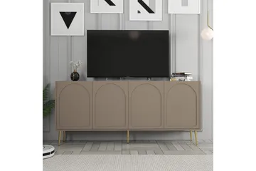 Konsol Hazim Atlas / Rany - Guld/Multifarvet - Møbler - Borde - Aflastningsbord - Entrébord