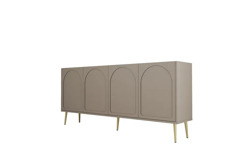 Konsol Hazim Atlas / Rany - Guld/Multifarvet - Møbler - Borde - Aflastningsbord - Entrébord