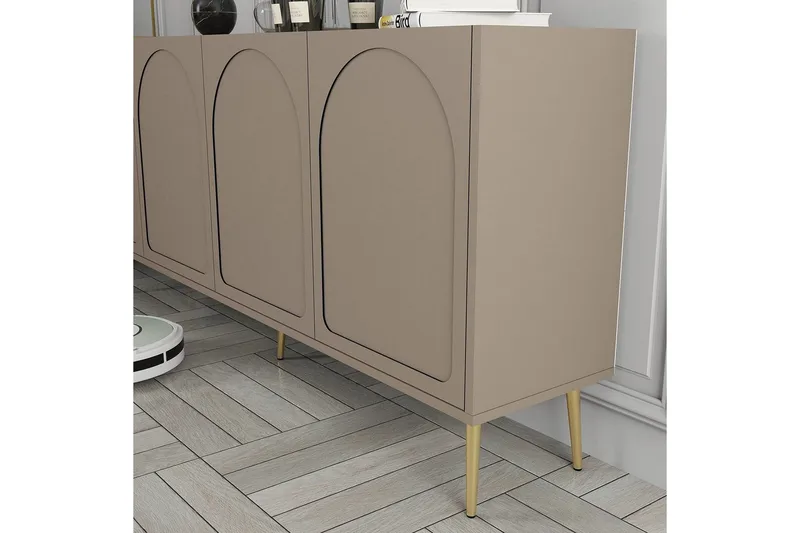 Konsol Hazim Atlas / Rany - Guld/Multifarvet - Møbler - Borde - Aflastningsbord - Entrébord