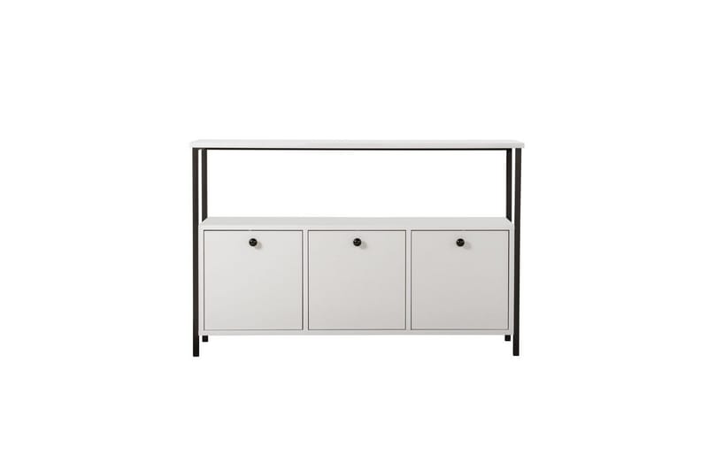 Konsol Hemani Hvid Sort - Hvid Sort - Møbler - Borde - Aflastningsbord - Entrébord