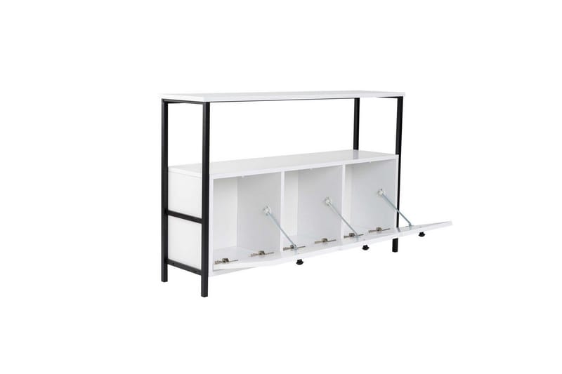 Konsol Hemani Hvid Sort - Hvid Sort - Møbler - Borde - Aflastningsbord - Entrébord