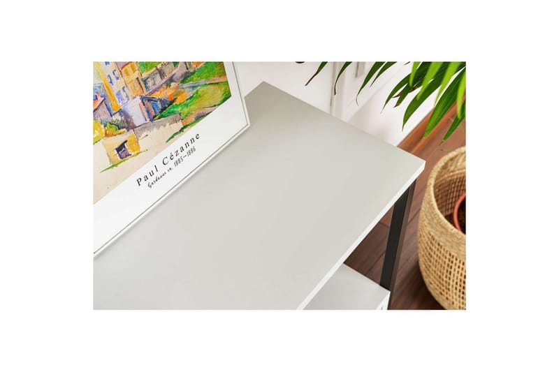 Konsol Hemani Hvid Sort - Hvid Sort - Møbler - Borde - Aflastningsbord - Entrébord