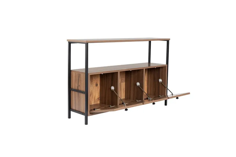 Konsol Hemani Valnød Sort - Valnød Sort - Møbler - Borde - Aflastningsbord - Entrébord