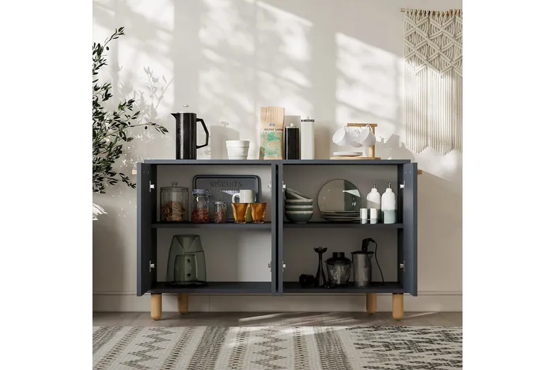 Konsol Hungirr Antracit - Antracit - Møbler - Borde - Aflastningsbord - Entrébord