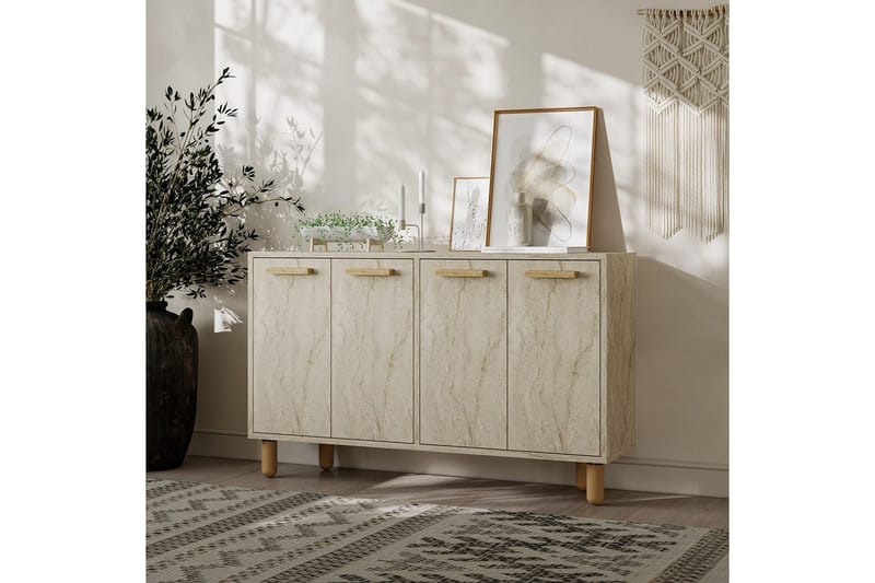 Konsol Hungirr Traverten - Traverten - Møbler - Borde - Aflastningsbord - Entrébord