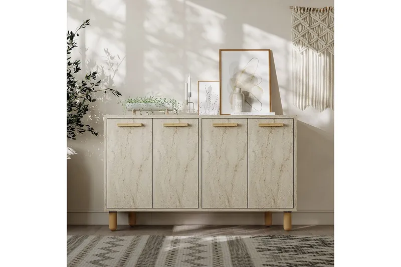 Konsol Hungirr Traverten - Traverten - Møbler - Borde - Aflastningsbord - Entrébord