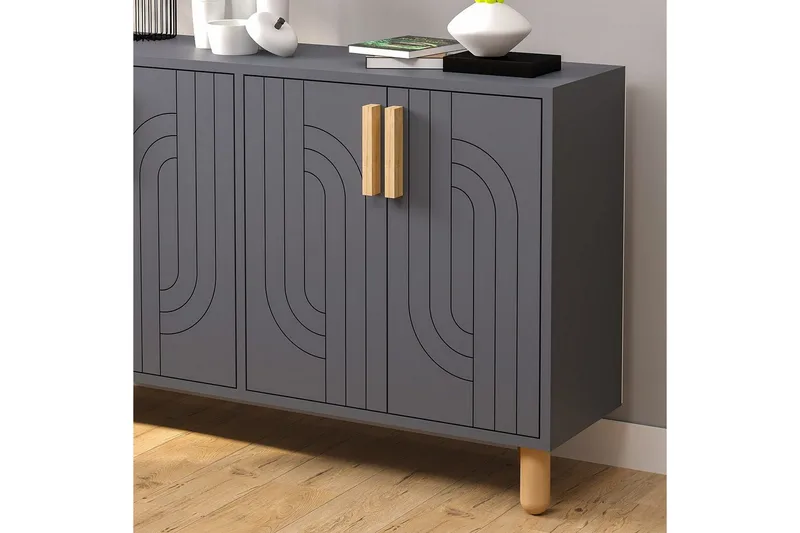 Konsol Januka Antracit - Antracit - Møbler - Borde - Aflastningsbord - Entrébord