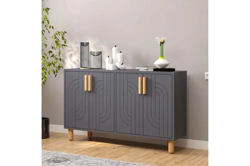 Konsol Januka Antracit - Antracit - Møbler - Borde - Aflastningsbord - Entrébord