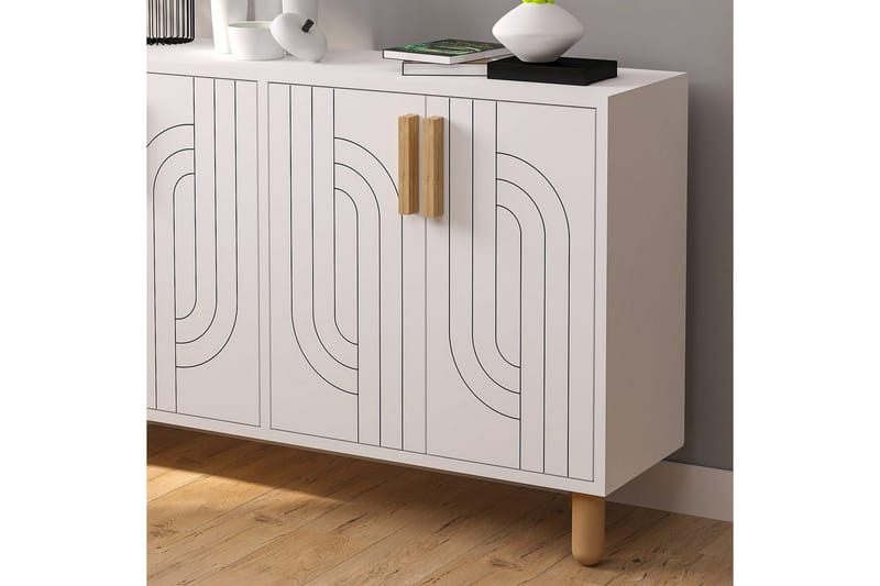 Konsol Januka Hvid - Hvid - Møbler - Borde - Aflastningsbord - Entrébord