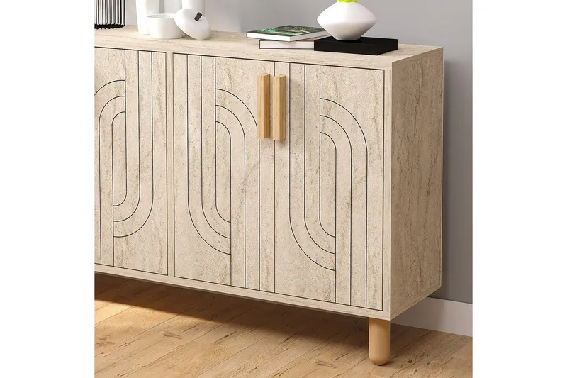 Konsol Januka Traverten - Traverten - Møbler - Borde - Aflastningsbord - Entrébord