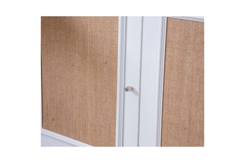 Konsol Jatinder Hvid / Eg - Mellemfarvet træ/Hvid - Møbler - Borde - Aflastningsbord - Entrébord