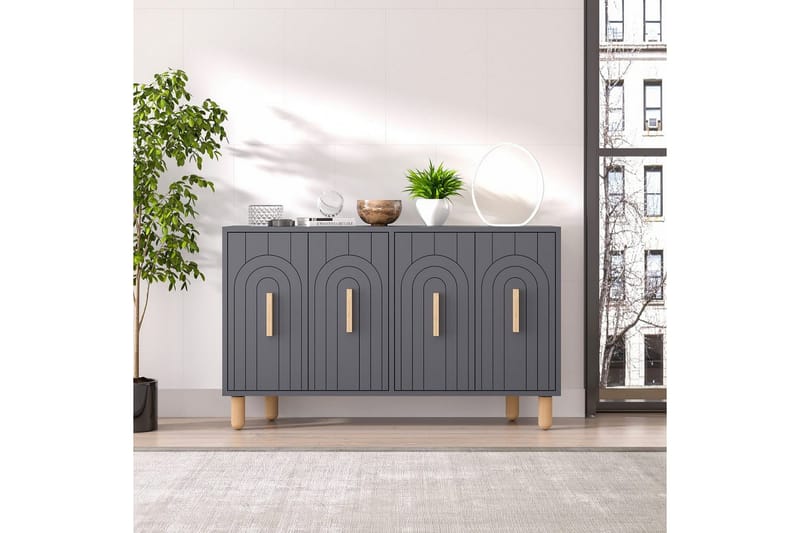 Konsol Kambuku Antracit - Antracit - Møbler - Borde - Aflastningsbord - Entrébord