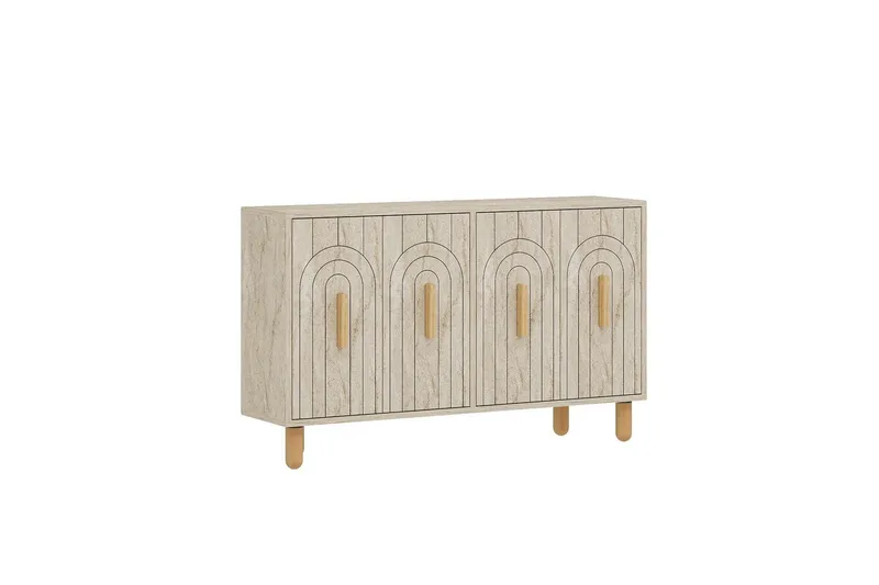 Konsol Kambuku Traverten, Traverten