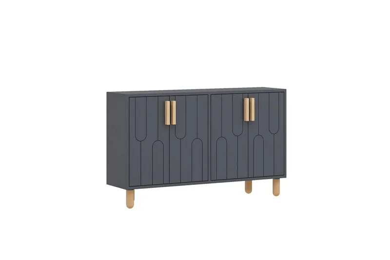 Konsol Masateru Antracit - Antracit - Møbler - Borde - Aflastningsbord - Entrébord