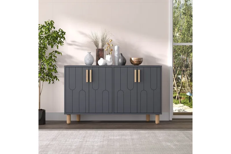 Konsol Masateru Antracit - Antracit - Møbler - Borde - Aflastningsbord - Entrébord