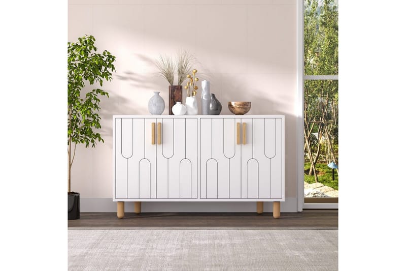 Konsol Masateru Hvid - Hvid - Møbler - Borde - Aflastningsbord - Entrébord