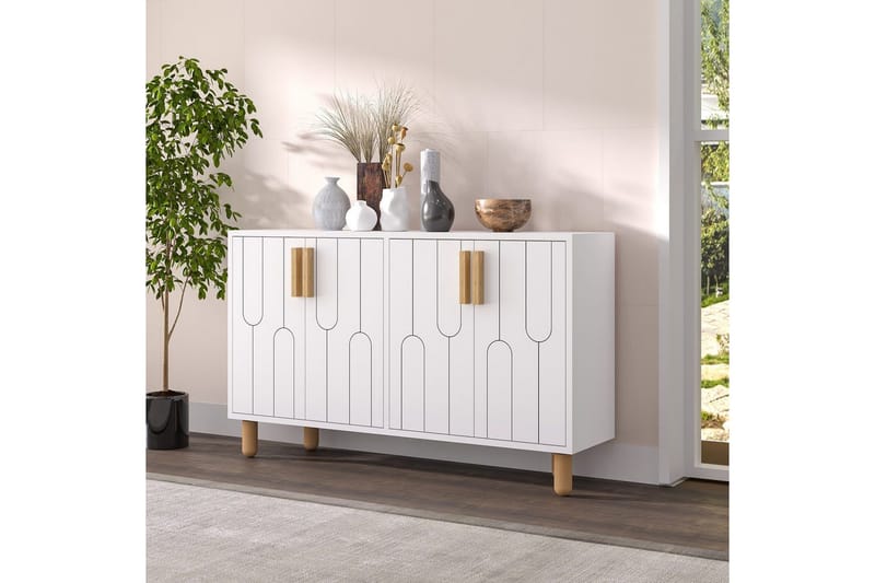 Konsol Masateru Hvid - Hvid - Møbler - Borde - Aflastningsbord - Entrébord