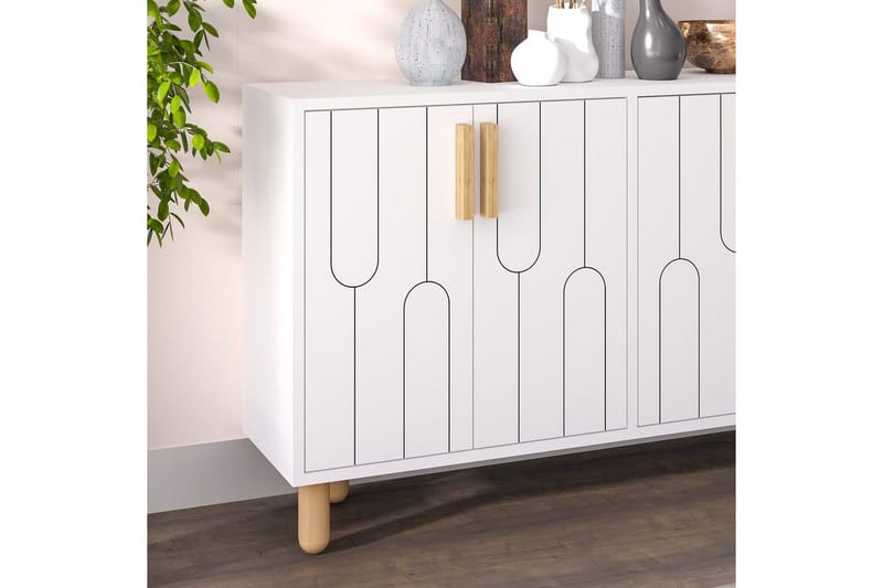 Konsol Masateru Hvid - Hvid - Møbler - Borde - Aflastningsbord - Entrébord