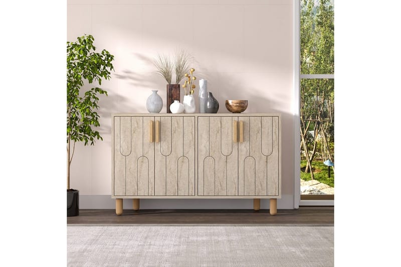 Konsol Masateru Traverten - Traverten - Møbler - Borde - Aflastningsbord - Entrébord